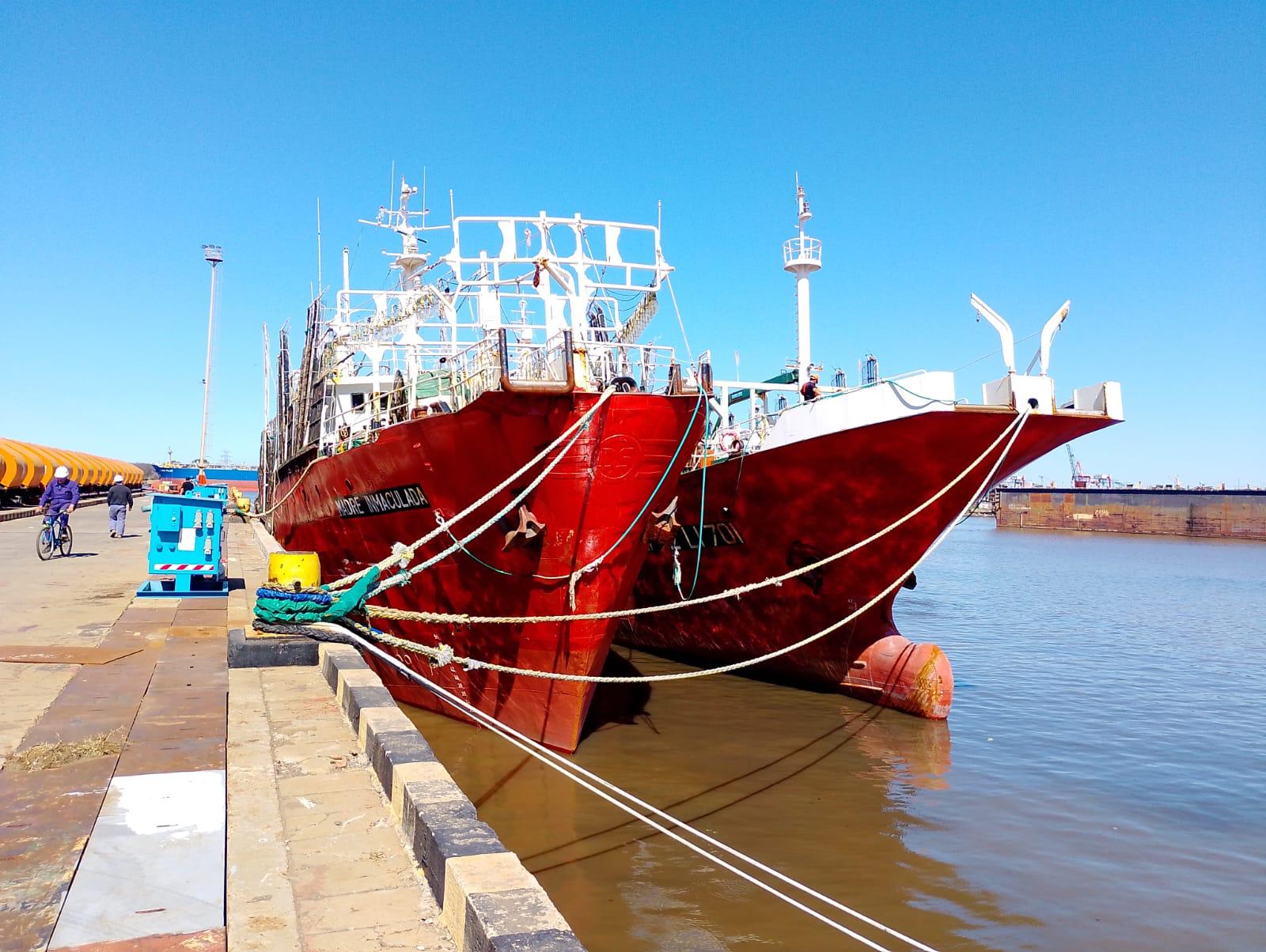 Buque en operaciones portuarias — SEAMAR